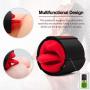 SHOOPPEE 2-in-1 Throat Automatic Piston Telescopic Rotate Six Toys Hands Free Oral Sucking Cup Endless Pleasure Toys for Men Relax Muscle,Sexy Underwear T-Shirt
