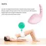 Bluetooth Wireless App Controlled Electric Massager Wearable Fitness Kegel Ball, 9 Innovation and 1000+ Frequencies, Double Vibration Waterproof and Rechargeable- USA Shipment (Pink)