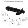 Anal Vibrator with 7 Stimulation Beads 10 Powerful Vibration Modes for Anal Play, PALOQUETH Rechargeable Anal Stimulator Sex Toy Butt Plug for Men Women Couples