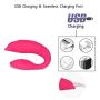 Sekslife 100% High Quality USB Rechargeable Couples Sharecouples Vǐberatores with Remote, Waterproof Wireless Relaxing Toy Pleasing Toys 10 Multi Speeds Discreet Package