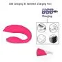 Sekslife 100% High Quality USB Rechargeable Couples Sharecouples Vǐberatores with Remote, Waterproof Wireless Relaxing Toy Pleasing Toys 10 Multi Speeds Discreet Package