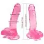 Homchet 12.2 inch Realistic Real Soft Dîldɔ Waterproof Personal Relax Massager Tools Portable Personal Massage Wand for Women Homchet 12.2 inch Realistic Real Soft Dîldɔ Waterproof Personal Relax Massager Tools Portable Personal Massage Wand for Women