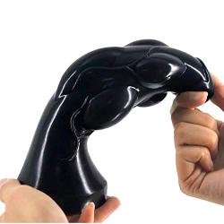 Realistic Muscle Dildo Sex Toys Lifelike Design Suction Cup Women Masturbation Couple Flirt Tools(Black)