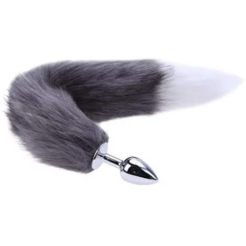 iEFiEL Animal Anal Cram Costume Metal Butt Fox Tail Plug (Black) iEFiEL Animal Anal Cram Costume Metal Butt Fox Tail Plug (Black)