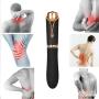 Wireless Handheld Vibrating Massage Magic Wand Upgraded Powerful Vibrate Wand Massager with 10 Frequency Vib - Pen Shape-USB Rechargeable Handheld Vibrator Black by Dwoon