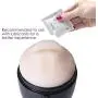 ZEMALIA Male Masturbators Realistic Oral Blow Job Deep Throat Teeth and Tongue Realistic Textured