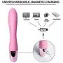 Vibrator, BOFAN G Spot Rabbit Vibrators Adult Sex Toys for Women, Clitoris Vagina Stimulators, Waterproof Rechargeable Dildo Vibrators with Dual Motors, 10 Vibration Modes (Pink)