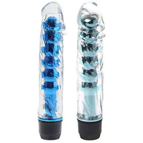WEI EI Female Waterproof Glowing Vib Multispeed G-Msager for Women (Blue) WEI EI Female Waterproof Glowing Vib Multispeed G-Msager for Women (Blue)
