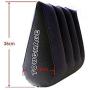 OMSI Luxury Toy Couples Bedroom Adventure, Magic Triangle Fun Pillow PVC, Inflatable Flocking Pillow Couple Sex Posture Pad Back Pad
