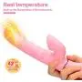 Guiseniour 7 Modes of Vibranting Massagers with Soft Tongue for Women Thrusting Rotating Vibrantor for Private Part and Heating Function3 in 1 Design