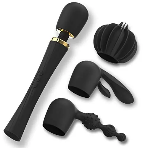 Tracy’s Dog Cordless Ultra Wand Massager with Three Silicon Stimulating Attachment,10 Powerful Vibration Patterns Luxury Vibrator Kits Sex Toys Gift for Women Couple Tracy’s Dog Cordless Ultra Wand Massager with Three Silicon Stimulating Attachment,10 Powerful Vibration Patterns Luxury Vibrator Kits Sex Toys Gift for Women Couple
