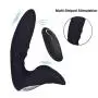 Vibrating Male Prostate Massager Remote Control 12 Vibrations G Spot Vibrator Rechargeable Anal Butt Plug for Male and Women Adult Sex Toy Waterproof Silicone Masturbation Stimulator