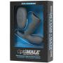 Doc Johnson OptiMALE™ - Vibrating Rechargeable Cock Cage with Wireless Remote - Silicone - 10 Functions - Slate