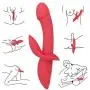 Rabbit Vibrator, Clitoris Vagina Vibrator with 16 Strong Vibrations, Waterproof Dildo Vibrator for Nipple Prostate G-spot Stimulation Vibrator, Adult Sex Toys for Women and Couples Rechargeable
