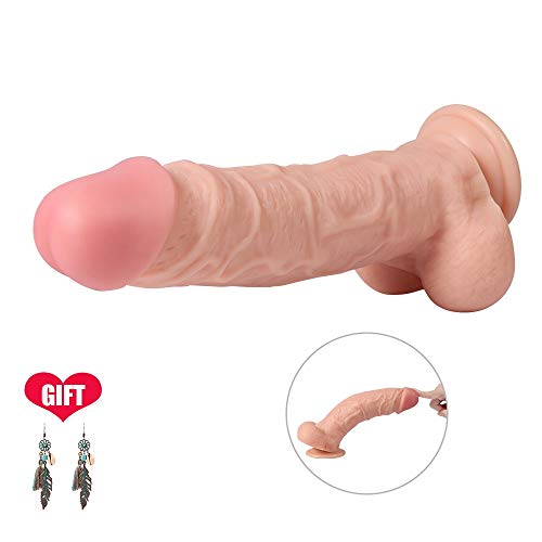 DJKFHIU 10.62inch Women Realistic Dîldɔ Huge Toys Personal Body Relax Massager DJKFHIU (Color : Flesh)