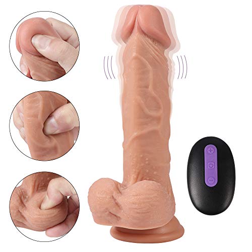 20 Vibration Modes Automatic Remote Control Pénis Real Feel Boy Skin Toys for Women