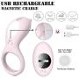 Screaamm Waterproof Male Vibration Delay Pre-Mature E-Jaculation Lock Fine Ring for Him Toy Longer Lasting Shake Rooster, Silicone Happy Toys Shock