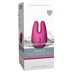 Jimmyjane Form 2 USB Waterproof Vibrator, Pink, Pink
