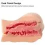Masturbator Sex Doll with Big Ass Tight Canals for Men Masturbation Vagina Anal Sex, PALOQUETH 3D Realistic Masturbator with Soft Material Dual Ends for Stimulating Suction