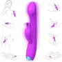 Upgraded G Spot Vibrator Rabbit Dildo Vibrator with 9 Powerful Vibration Clitoris Stimulator Vibrator for Female Dildo Adult Sex Toys for Women and Couples