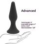 Velvet Soft Butt Plug Anal Training Kit + Ultimate Guide to Anal Sex for Women - Set of 3 Plugs - 3 Different Sizes from Small to Large - A key to Anal Sex - Comes in 3 Vibrant Colors