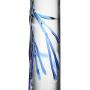LeLuv Dildo 11.5 inch Glass Goliath Thick Huge Veiny Big Bundle with Premium Padded Pouch