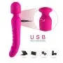 Wireless Handheld Heated Wand Massager 7 Powerful Vibration Modes for Sports Recovery and Muscle Aches-Rose Red Wireless Handheld Heated Wand Massager 7 Powerful Vibration Modes for Sports Recovery and Muscle Aches-Rose Red