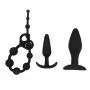 ARIRRA 3PCS Anal Plug Set Silicone Anal Pleasurable Butt Plug Sex Toy for Beginners ARIRRA 3PCS Anal Plug Set Silicone Anal Pleasurable Butt Plug Sex Toy for Beginners