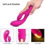 IMO Upgraded Rabbit G-spot Vibrator, Waterproof and Rechargeable Clitoris Vagina Vibrating Massager Sex Toy for Women or Couples