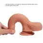 Women 7.09 Inch Realistic Waterproof Double Layer Silicone Ď-Dîld`ɔ with Suction Cup Massager Women 7.09 Inch Realistic Waterproof Double Layer Silicone Ď-Dîld`ɔ with Suction Cup Massager