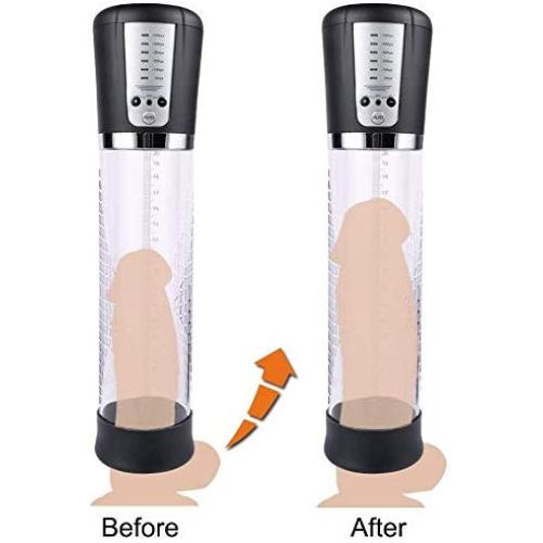 Mens T-Shirt Mǎs-tùr-bǎtor Cup Agile Training Mode Electric Male Training Tool, 5 Suction idling Vibration with a Transparent Measuring Cylinder on a Transparent Cylinder, so You can Clearly Monitor
