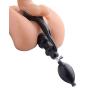 Master Series Exxpander Inflatable Plug with Cock Ring and Removable Pump