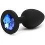 ❤ Black Small Silicone Amal Plug Jewelry Massage Six Toy Amus for Women Men ❤ Black Small Silicone Amal Plug Jewelry Massage Six Toy Amus for Women Men
