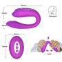 Clitoris Heating Sucking Vibrator, G Spot Vaginal Dildo Vibrator Waterproof, Invisible Wearable Remote Massager, Rechargeable Sex Toy for Women and Couples