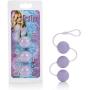 CalExotics First Time Triple Lover Balls - Duotone Ben Wa Kegel Weights - Pelvic Floor Exercise - Adult Sex Toys - Purple