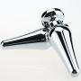 FST Luxury Jewelry Design Fetish Stainless Steel Anal Butt Plug Fantasy Sex Restraints Bondage SM Anal Stimulation Toy for Unisex Color Random Color Random Color Random(Middle)