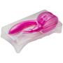 Bundle 3 Wand Pals Silicone Wand Massager Attachments G-Spot Tri-Spot Embrace & Rabbit Bliss (3 Pc Pink)