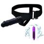 Péggîng Stráp ôn Realistic Massager Toy Extremely Life-Like Soft and Adjustable to E&-nháncé The Experience Only Sold by CFKTY (Black)