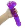 Realistic Soft 9.4 Inch Silicone Hands Huge Massage with Strong Suction Cup for Women - Purple of Love - Rocket Toy for Women