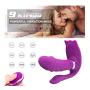 TONGNIAN Wearable Vibrantor with Wireless Remote Multi Frequency Modes USB Rechargeable Silicone Quiet Vi-bration Portable Decompression Artifact for Women and Couples