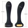 Upgraded Vibrating G-spot Vibrator - Rechargeable & Waterproof - Body Safe Silicone & Colorful Lights - 7 Stimulation Modes Vibrator - for Women, Men, Couples
