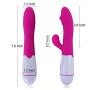 Multispeed Ví-Bra-tór 30 Vibration Modes Silicone Waterproof G-sp’ot Dido Waterproof Ra’bb’it Massager Dual Home Personal Fitness Massage