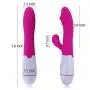 Multispeed Ví-Bra-tór 30 Vibration Modes Silicone Waterproof G-sp’ot Dido Waterproof Ra’bb’it Massager Dual Home Personal Fitness Massage