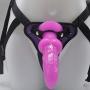 Liuyang001 Different Enjoyment7.2-inch Elastic Animal Purple Double Strapon Harness Strap Ons Funny Toys for Lesbian Pants Strap On Strapless liuyang001