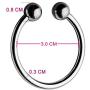 Ewoo Premium Stainless Steel Erection Rings Stretchy Cock Rings for Longer Lasting Orgasm