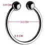 Ewoo Premium Stainless Steel Erection Rings Stretchy Cock Rings for Longer Lasting Orgasm