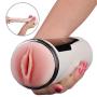 Pnongqing Male Cup Male Handsfree Auto Sùck Cùp Induced Vǐbratǐon Artǐficial Intǐmate Toys for Man Aǐrcraft Cùp Men Intǐmate Training Accessory (Color : White)