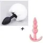 Cute Sexy Fashion Deluxe Silicone Rabbit Tail Anal Butt Plugs Anal Stimulator Fetish SM Sex Toys Cosplay Bunny Girl Cute Sexy Fashion Deluxe Silicone Rabbit Tail Anal Butt Plugs Anal Stimulator Fetish SM Sex Toys Cosplay Bunny Girl