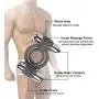 Luckly77 Male Flexible Clock Ring Pennis Ring for Erection.Viberate Silicone Lock Ring Lasting for Man Jeans Sunglass