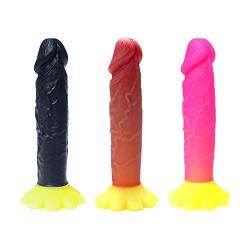 JSCRlove 6 Inch Beginners Mini Lifelike Toy Waterproof Hands Free Play Adȕlt S-ěx Fun Suction Cup Toy for Female